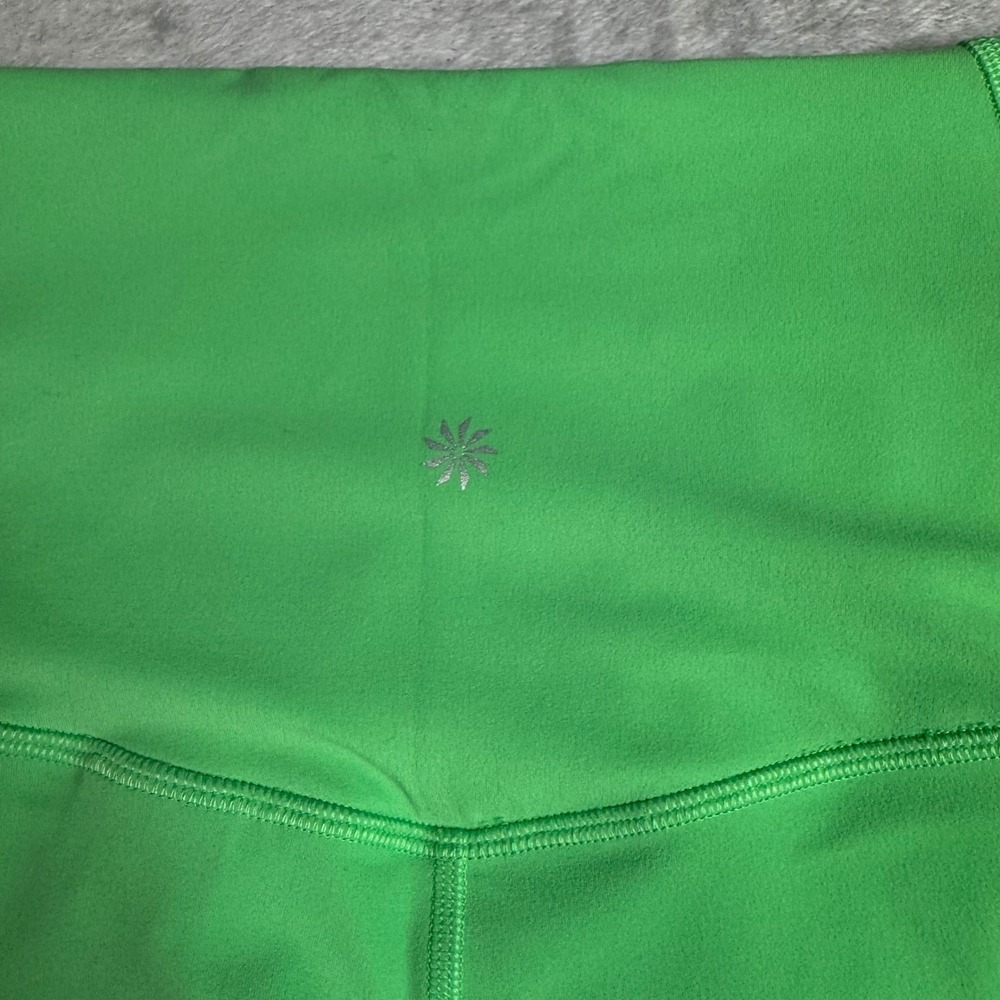 NWOT Athleta Womens Elation Colorblock 7/8 Tight Legging Green Large - Picture 5 of 11